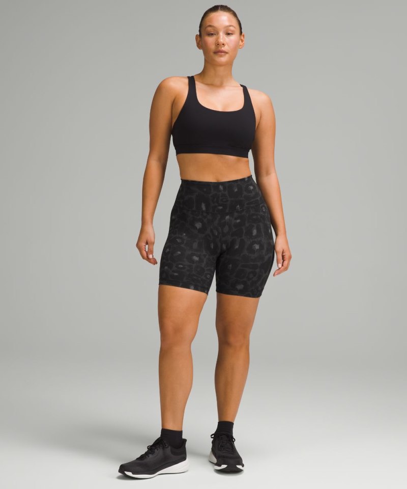 Lululemon Wunder Train Contour Fit High-Rise Short 6" Spray Leopard Black Multi (not available) Online Outlet Sale