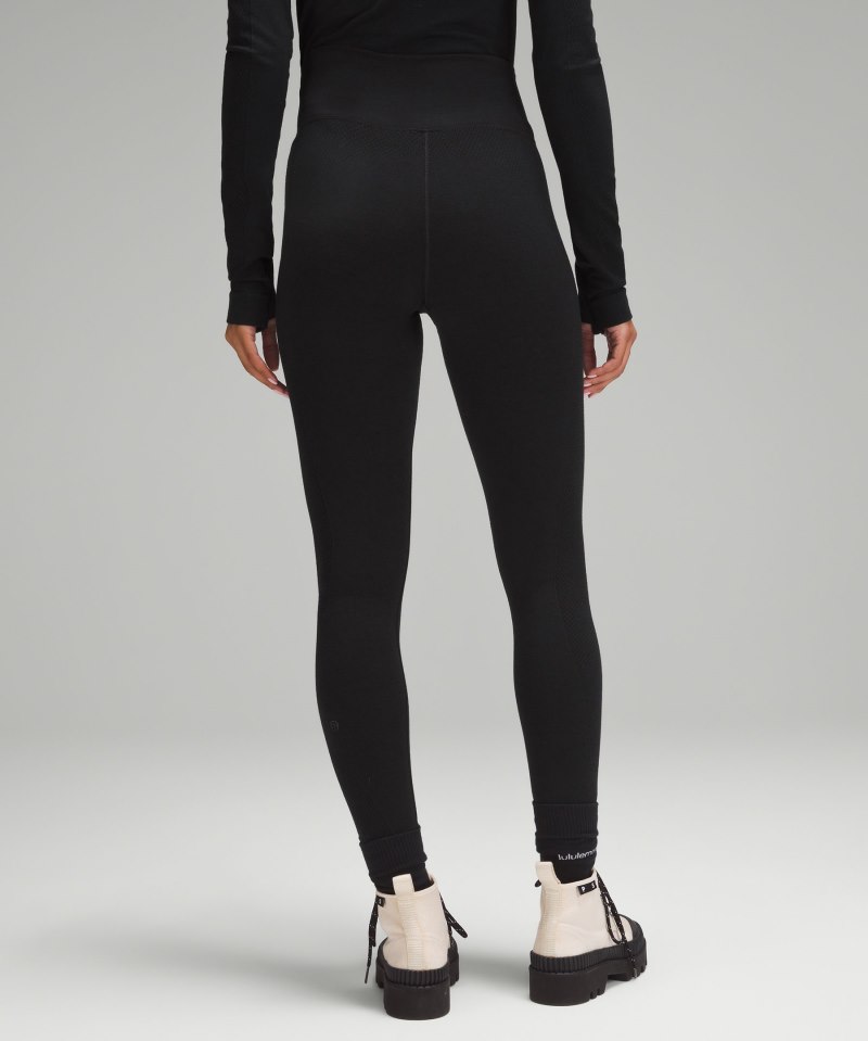 Lululemon Merino Wool-Blend Base Layer Tight 28" Black Online Outlet Sale