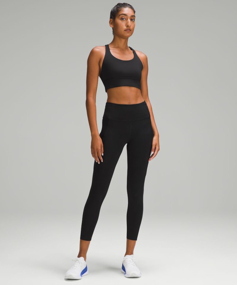 Lululemon Fast and Free High-Rise Tight 25" Black Online Outlet Sale