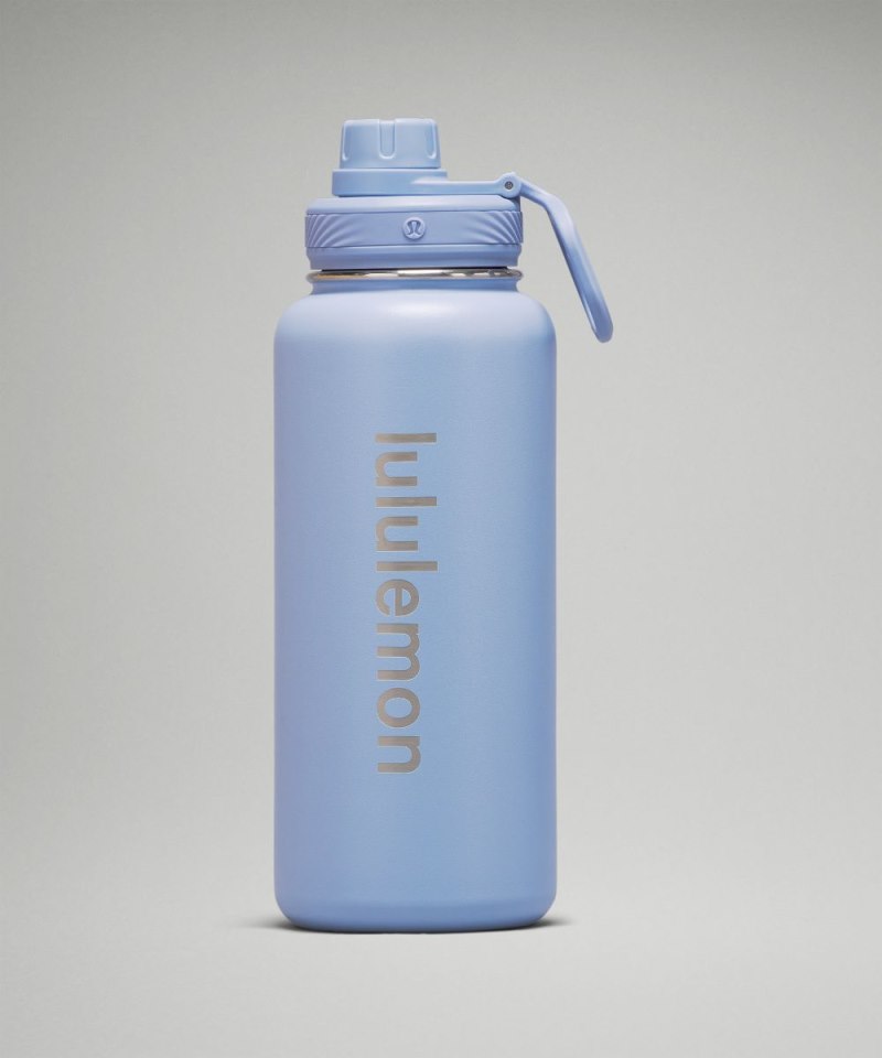 Lululemon Back to Life Sport Bottle 32oz Blue Linen Online Outlet Sale