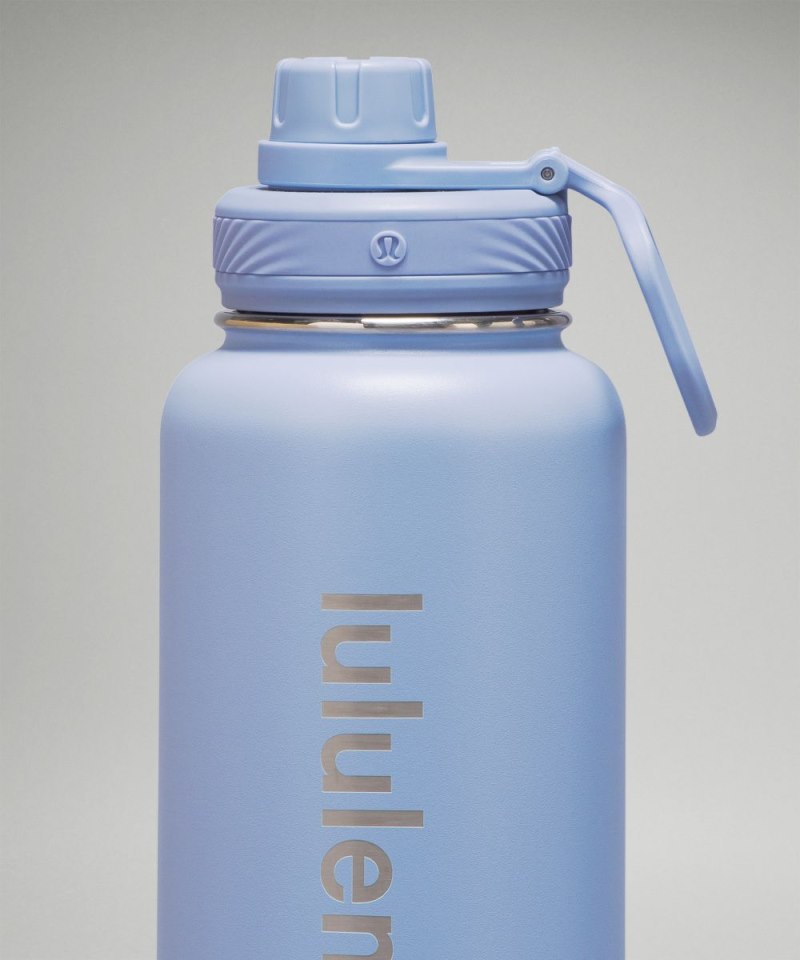 Lululemon Back to Life Sport Bottle 32oz Blue Linen Online Outlet Sale