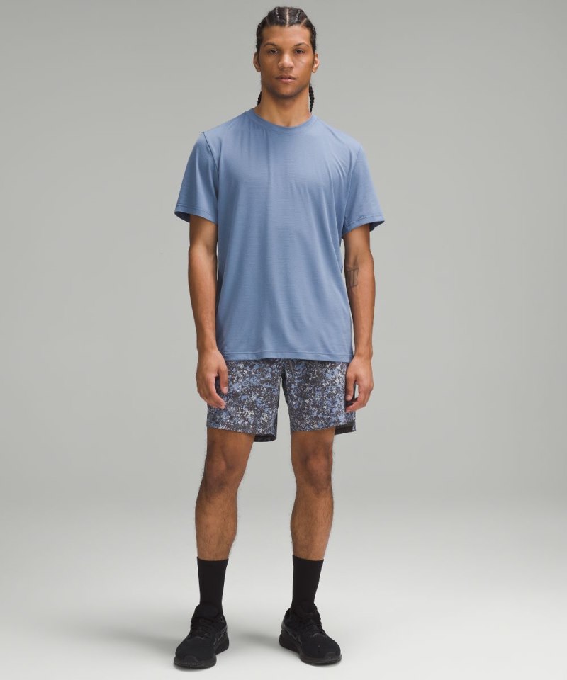 Lululemon License to Train Lined Short 7" Discord Traverse Grey Multi Online Outlet Sale
