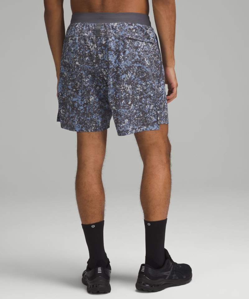 Lululemon License to Train Lined Short 7" Discord Traverse Grey Multi Online Outlet Sale