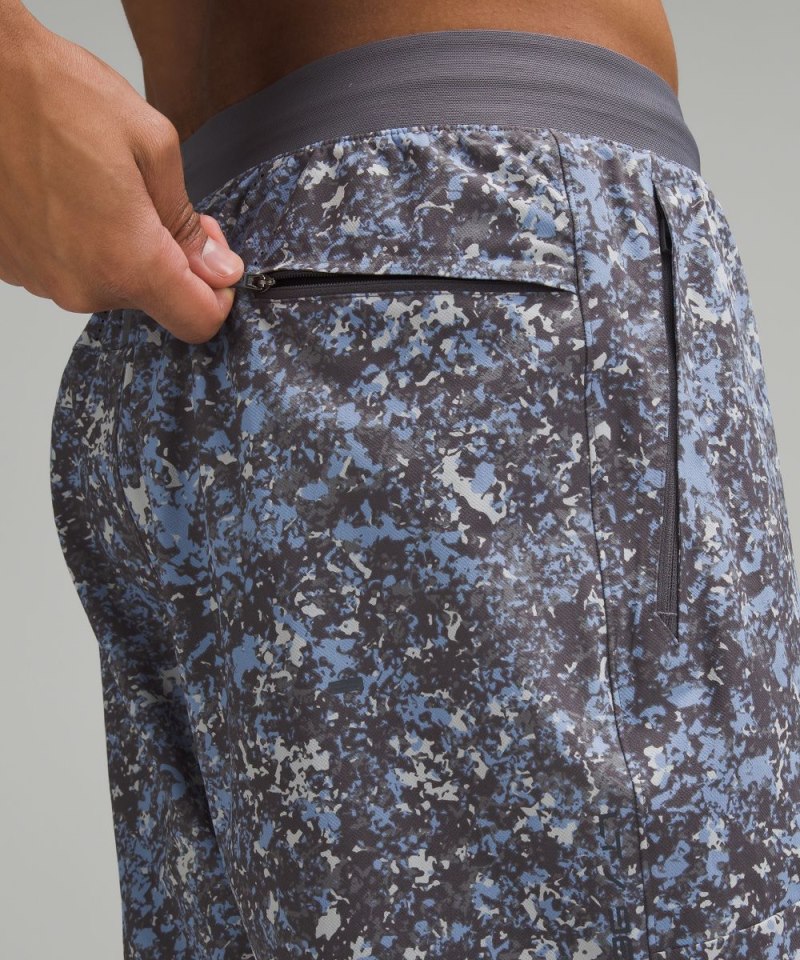 Lululemon License to Train Lined Short 7" Discord Traverse Grey Multi Online Outlet Sale