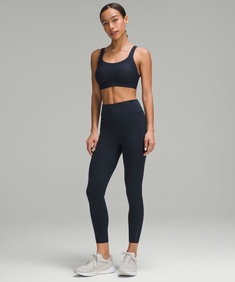 Lululemon Run Times Bra *High Support, B–G Cups True Navy Online Outlet Sale