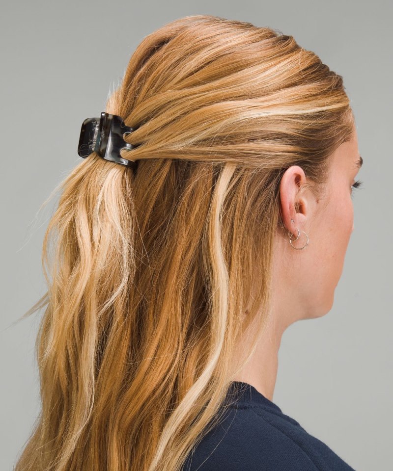 Lululemon Criss-Cross Claw Clip *Small Cloud Blue / French Press Online Outlet Sale