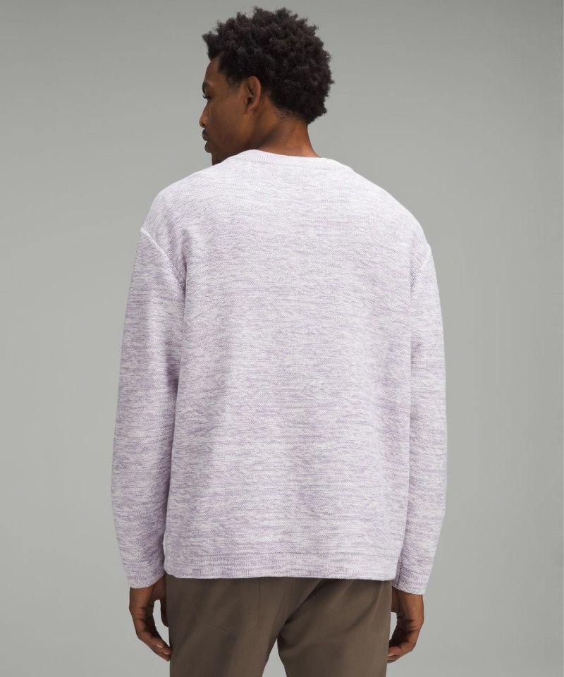 Lululemon Relaxed-Fit Crewneck Knit Sweater Lilac Ether Online Outlet Sale