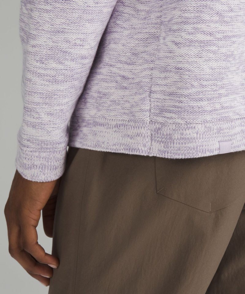 Lululemon Relaxed-Fit Crewneck Knit Sweater Lilac Ether Online Outlet Sale