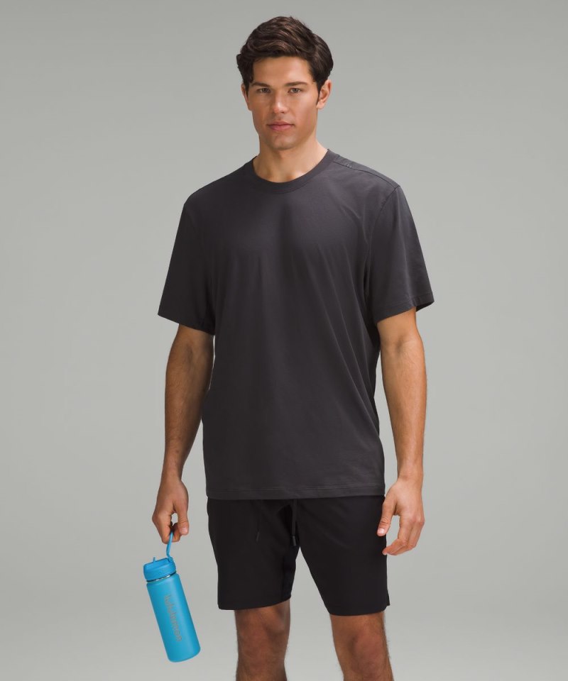 Lululemon Back to Life Sport Bottle 18oz *Straw Lid Kayak Blue Light Online Outlet Sale