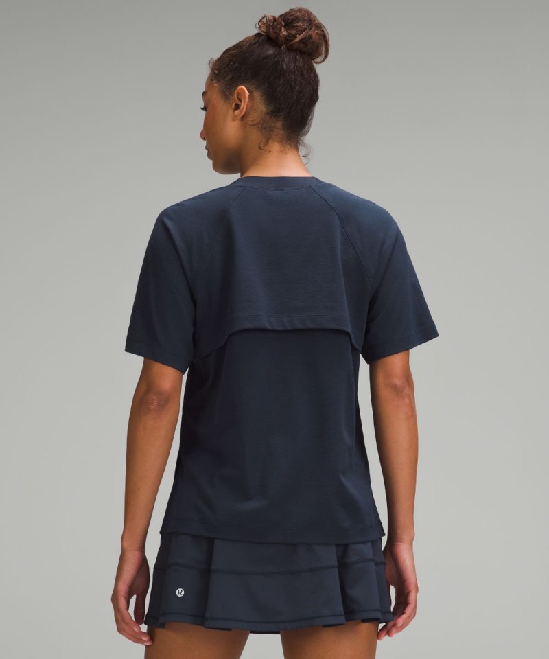 Lululemon Back-Vent T-Shirt True Navy Online Outlet Sale