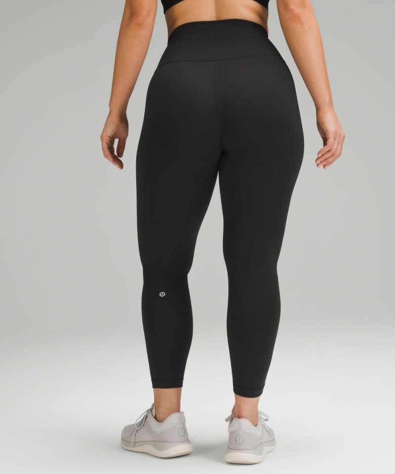 Lululemon Wunder Train Contour Fit High-Rise Tight 25" Black Online Outlet Sale