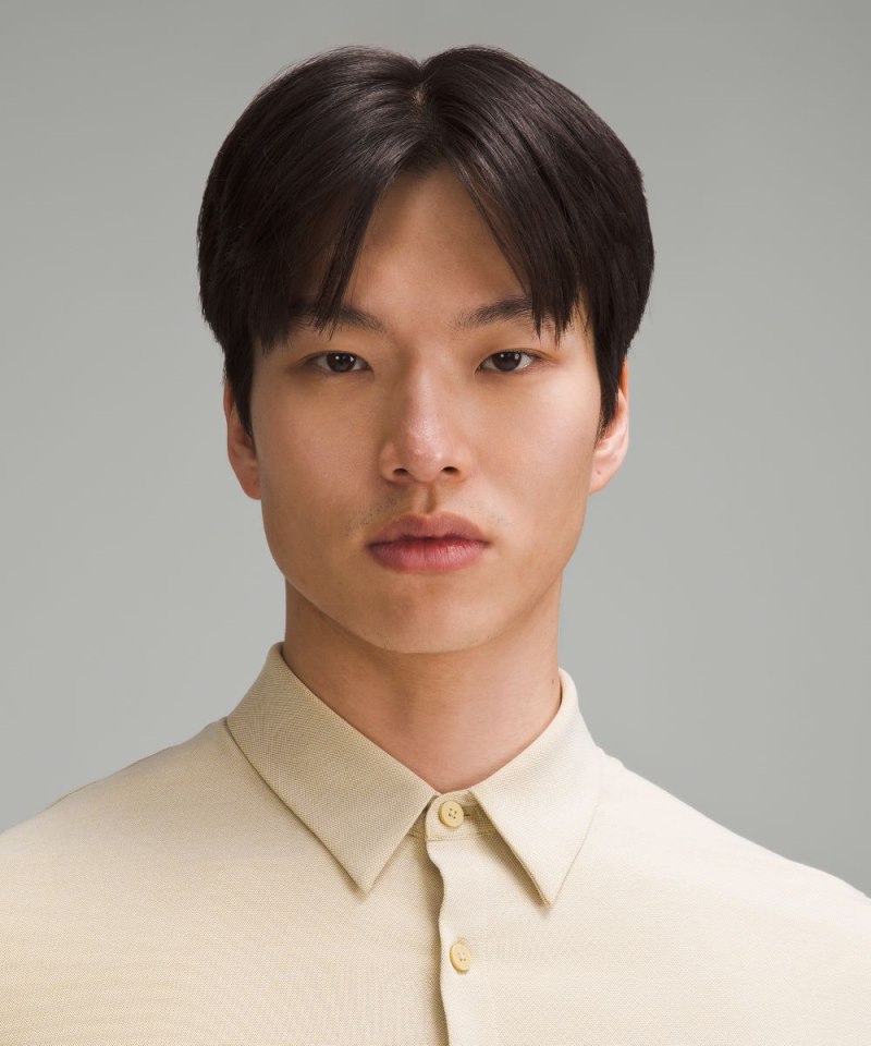 Lululemon Commission Long-Sleeve Shirt Trench / White Online Outlet Sale