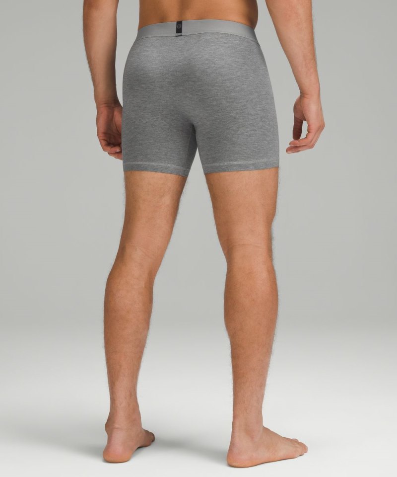 Lululemon Always In Motion Boxer 5" Heathered Core Medium Grey Online Outlet Sale