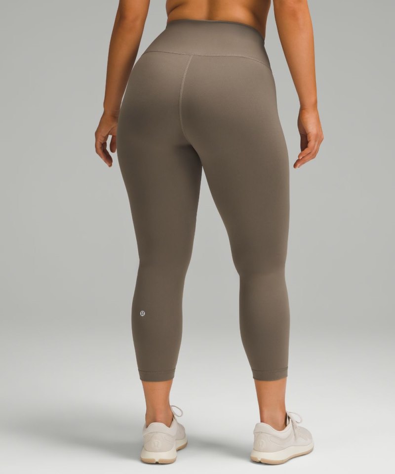 Lululemon Wunder Train Contour Fit High-Rise Crop 23" Nomad Online Outlet Sale