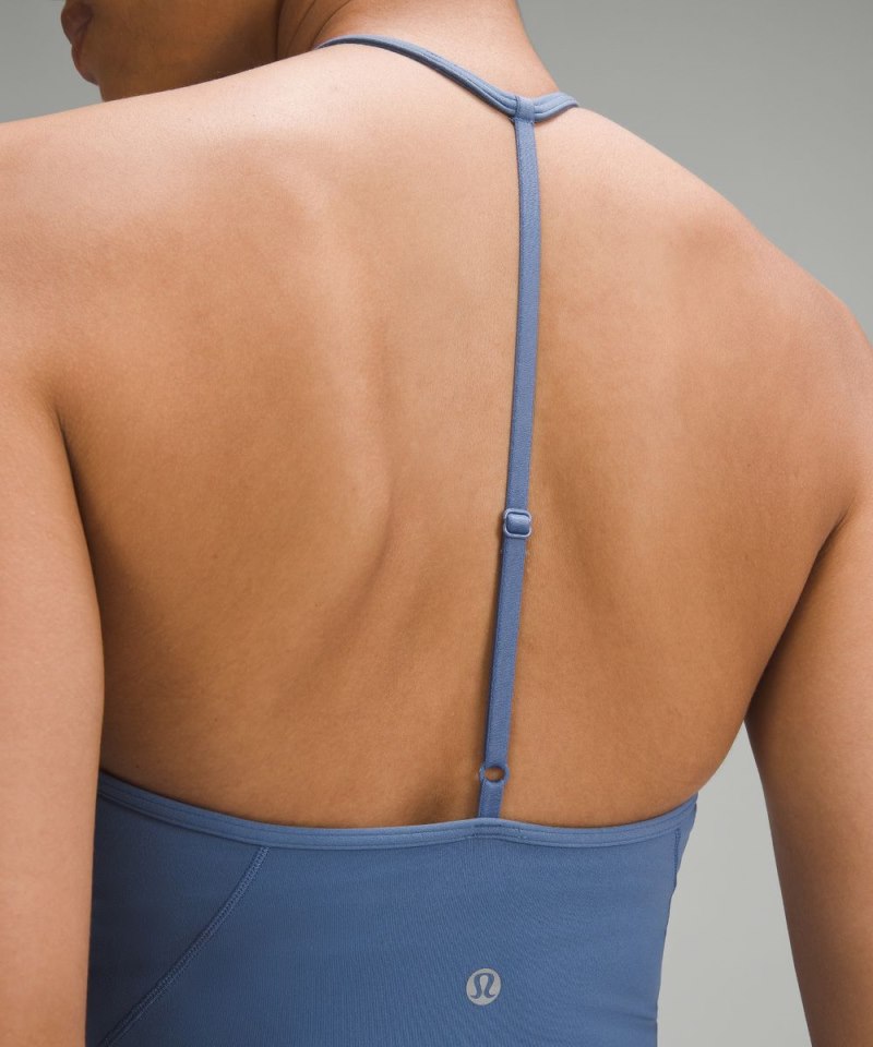 Lululemon lululemon Align™ T-Strap Tank Top *Light Support, A / B Cup Oasis Blue Online Outlet Sale