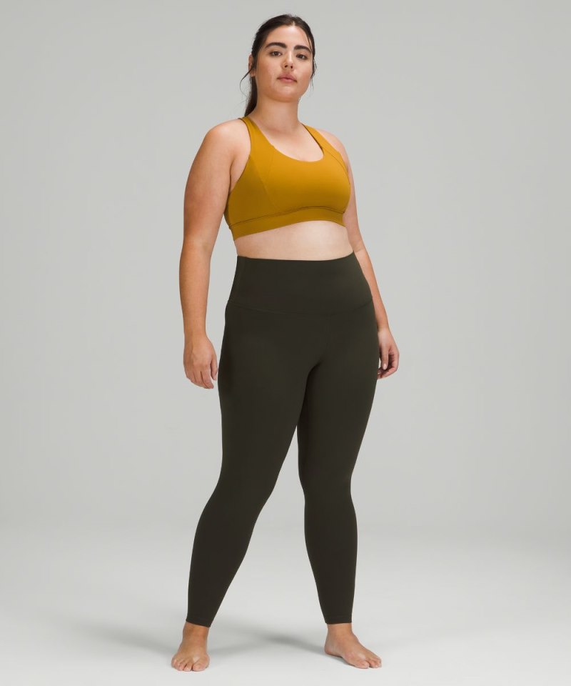 Lululemon lululemon Align™ Super-High-Rise Pant 28" Dark Olive Online Outlet Sale