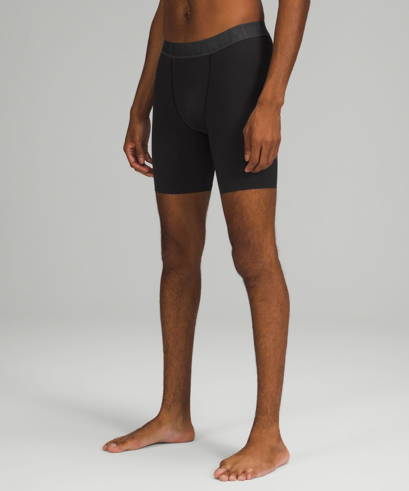 Lululemon Built to Move Long Boxer 7" 3 Pack Black / Black / Black Online Outlet Sale