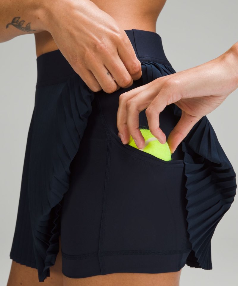 Lululemon Varsity High-Rise Pleated Tennis Skirt True Navy Online Outlet Sale