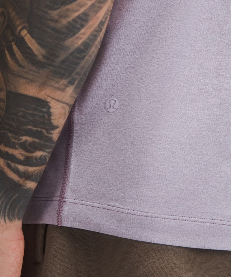 Lululemon Soft Jersey Short-Sleeve Shirt Heathered Lilac Ether / Heathered Render Violet Online Outlet Sale