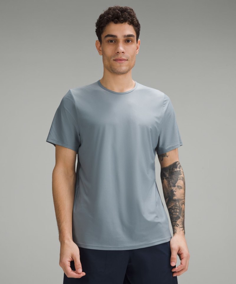 Lululemon Ultra-Soft Nulu Short-Sleeve T-Shirt Belgian Blue Online Outlet Sale