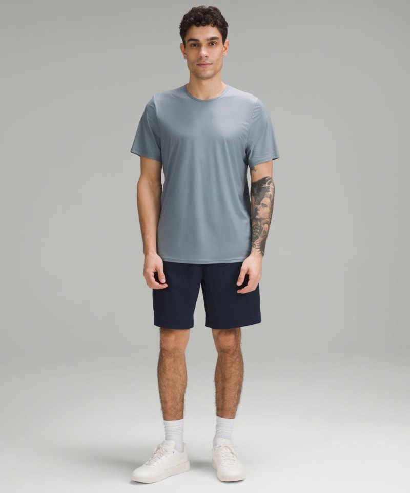 Lululemon Ultra-Soft Nulu Short-Sleeve T-Shirt Belgian Blue Online Outlet Sale
