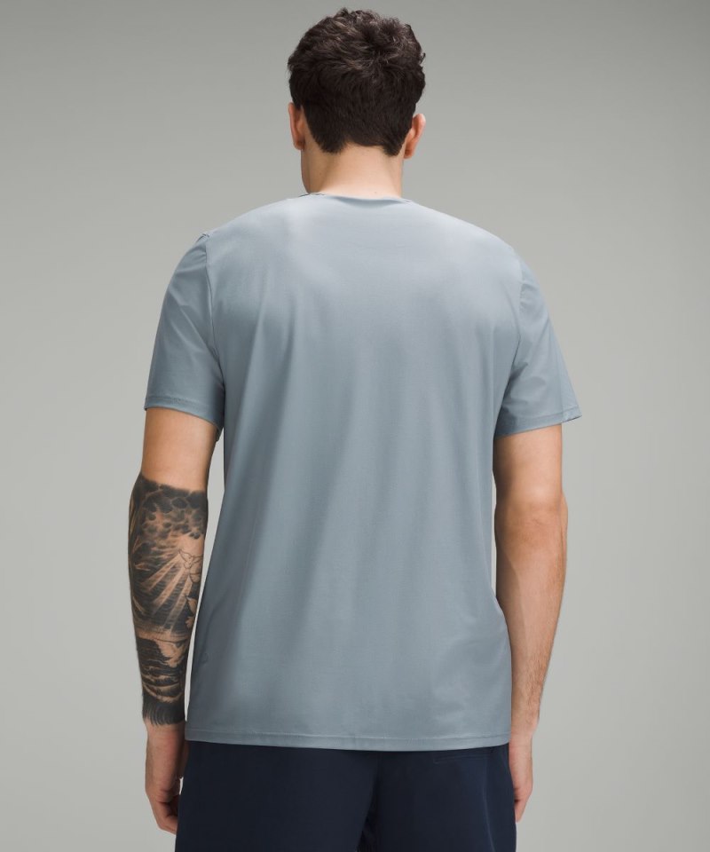 Lululemon Ultra-Soft Nulu Short-Sleeve T-Shirt Belgian Blue Online Outlet Sale