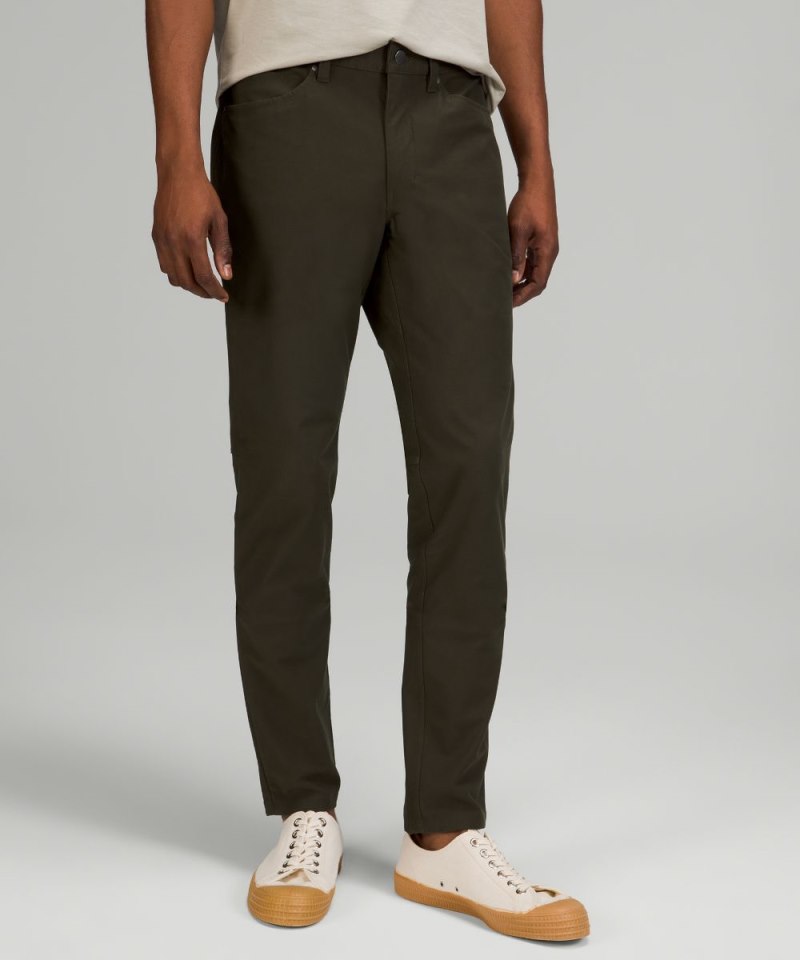 Lululemon ABC Slim-Fit 5 Pocket Pant 34" *Utilitech Dark Olive Online Outlet Sale