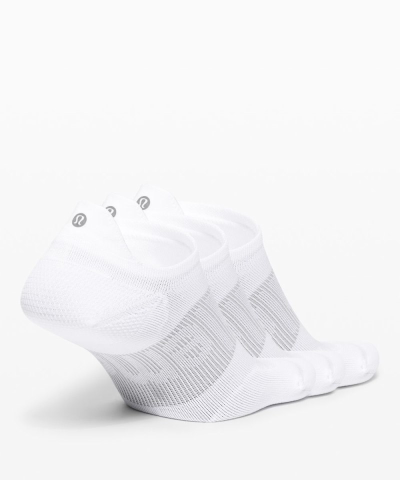 Lululemon Men's Power Stride Tab Socks *3 Pack White Online Outlet Sale