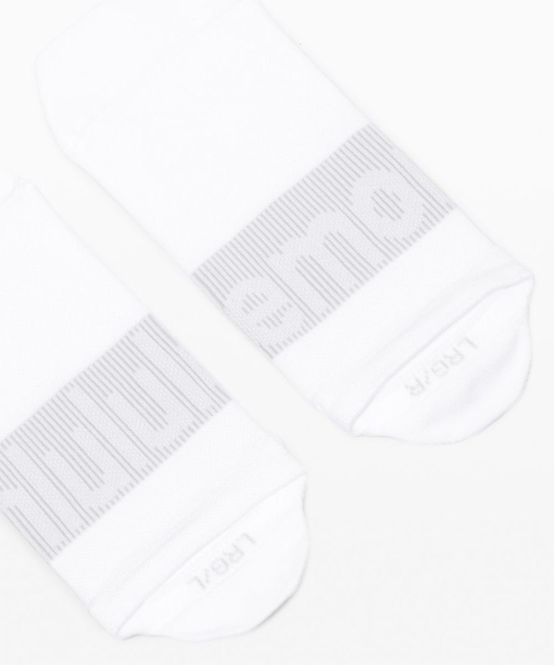 Lululemon Men's Power Stride Tab Socks *3 Pack White Online Outlet Sale