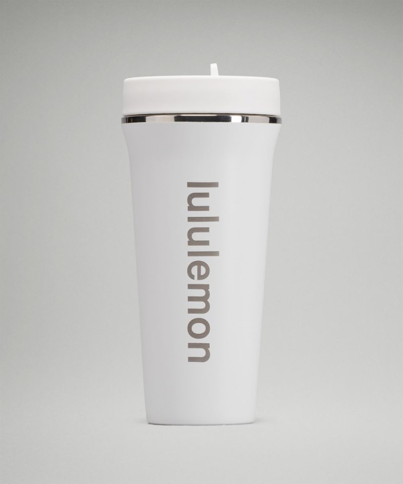 Lululemon Back to Life Tumbler 24oz White Online Outlet Sale