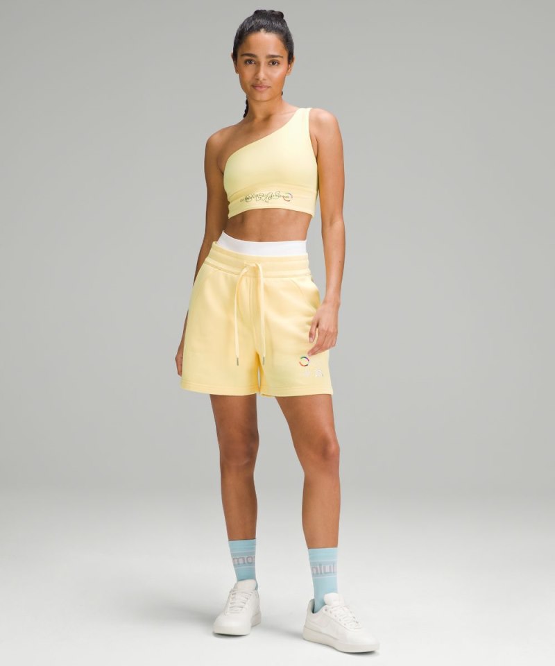Lululemon Scuba High-Rise Short 5" *Pride Swirl Yellow Online Outlet Sale