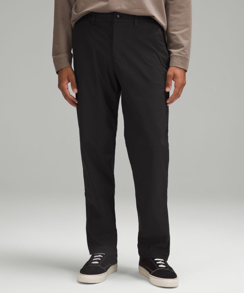 Lululemon ABC Relaxed-Fit Trouser 34"L *Warpstreme Black Online Outlet Sale