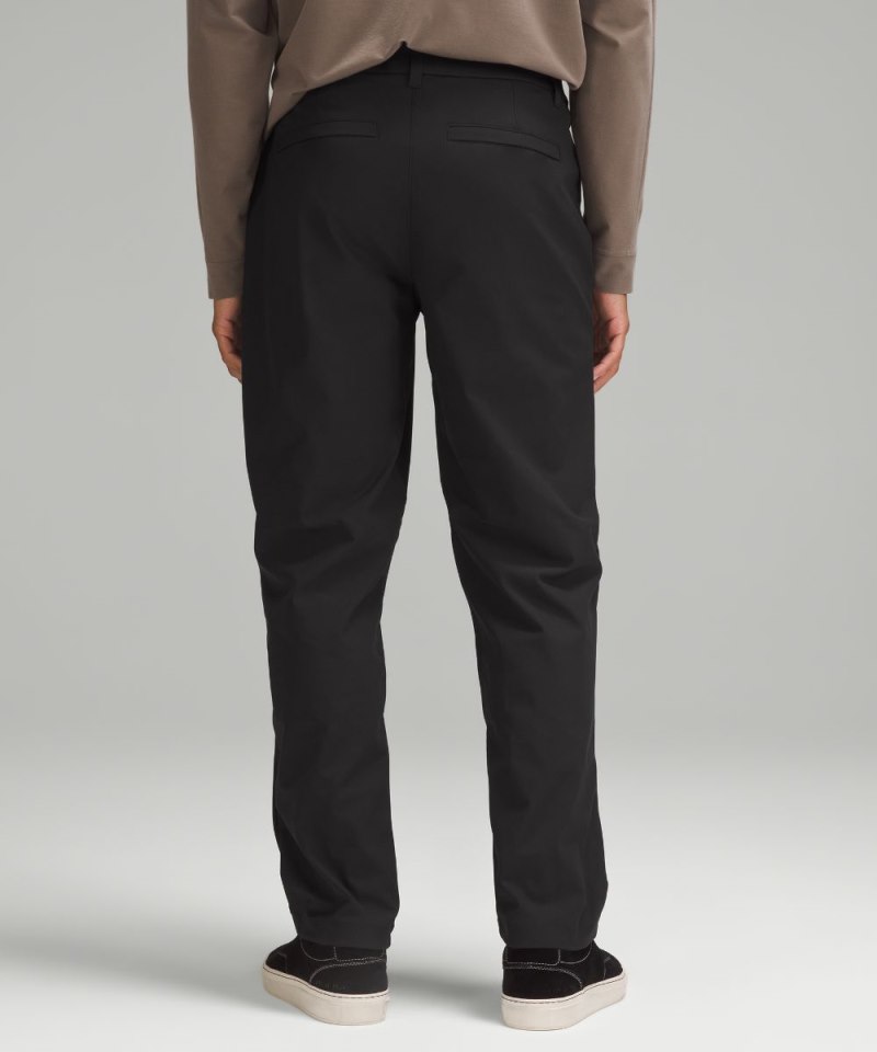 Lululemon ABC Relaxed-Fit Trouser 34"L *Warpstreme Black Online Outlet Sale