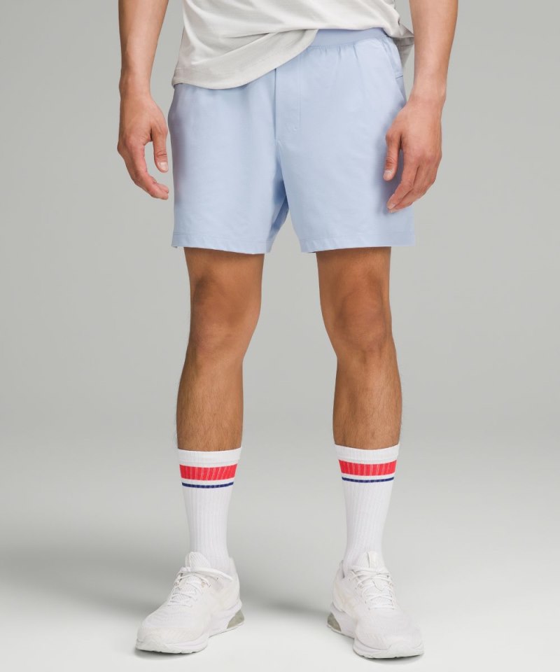 Lululemon Zeroed In Linerless Short 5" Blue Linen Online Outlet Sale