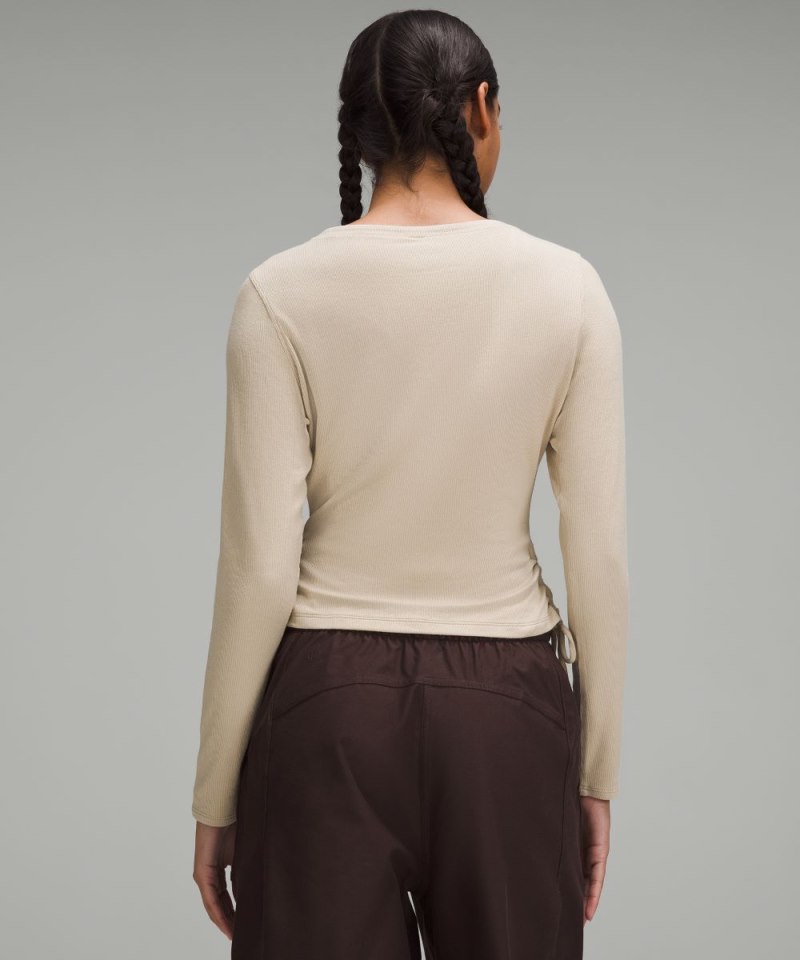 Lululemon Side-Cinch Ribbed Cardigan Trench Online Outlet Sale