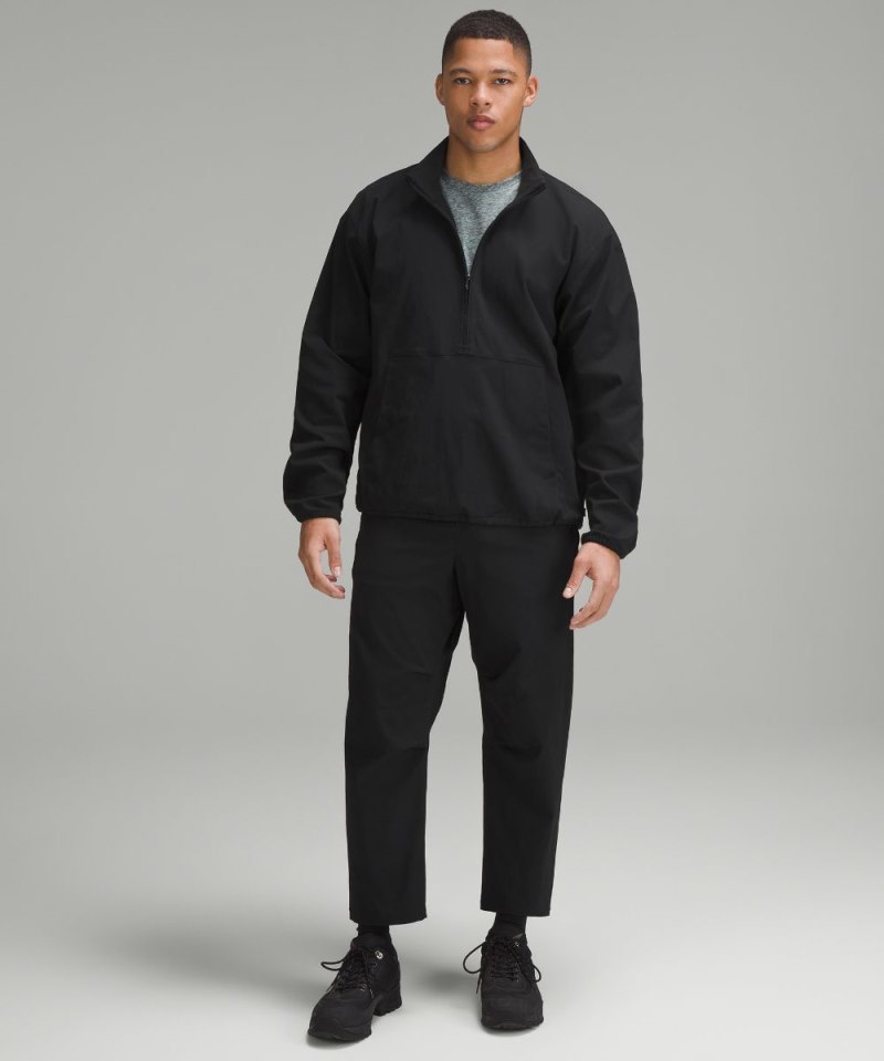 Lululemon lululemon lab Stretch Woven Half-Zip Pullover Black Online Outlet Sale