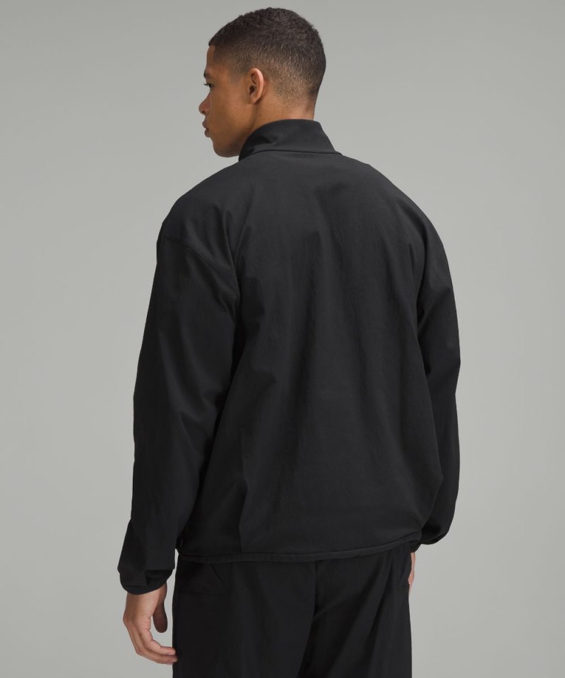 Lululemon lululemon lab Stretch Woven Half-Zip Pullover Black Online Outlet Sale