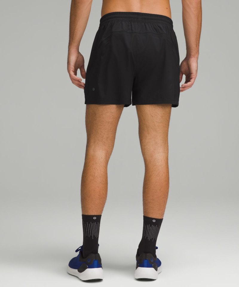 Lululemon Pace Breaker Linerless Short 5" Black Online Outlet Sale
