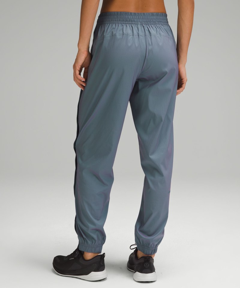 Lululemon Iridescent Tearaway Mid-Rise Track Pant Tidewater Teal / Power Purple Online Outlet Sale