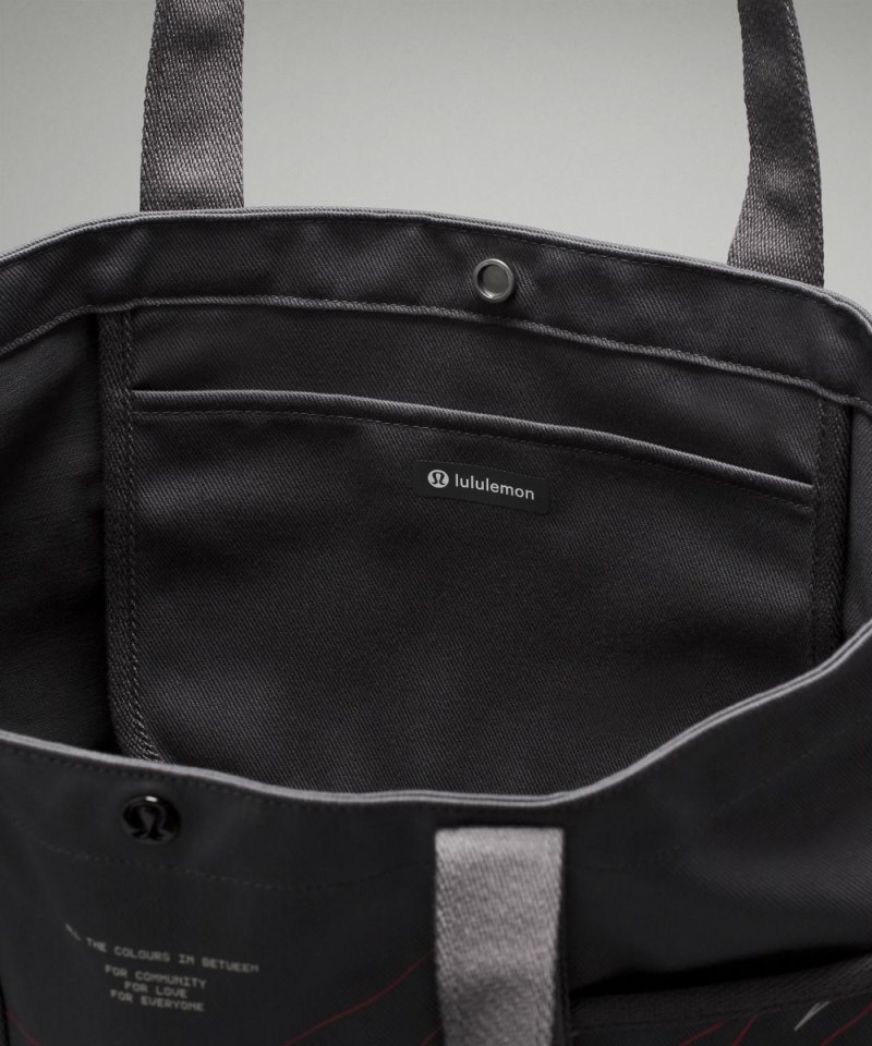 Lululemon Daily Multi-Pocket Tote Bag 20L *Pride Traverse Grey Online Outlet Sale