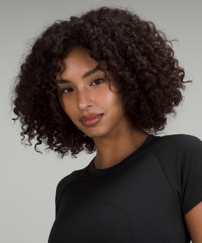 Lululemon Swiftly Tech Short-Sleeve Shirt 2.0 *Hip Length Black / Black (not available) Online Outlet Sale