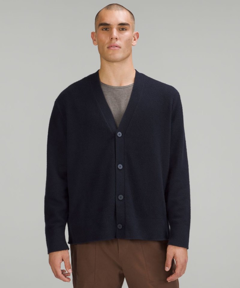 Lululemon Merino Wool-Blend Cardigan Classic Navy Online Outlet Sale