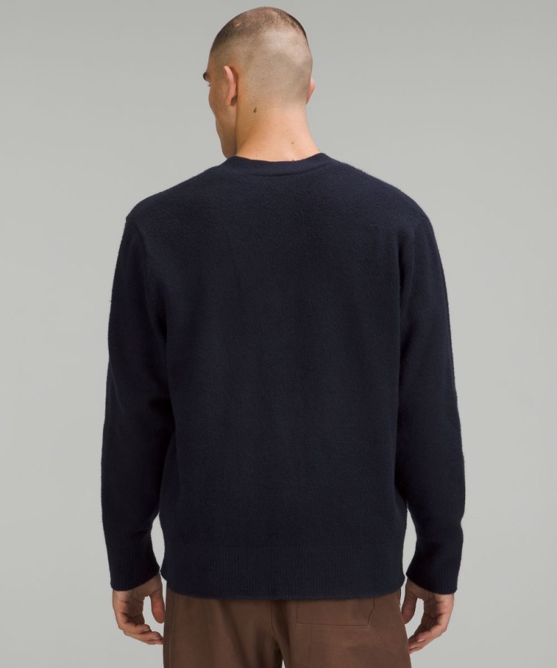Lululemon Merino Wool-Blend Cardigan Classic Navy Online Outlet Sale