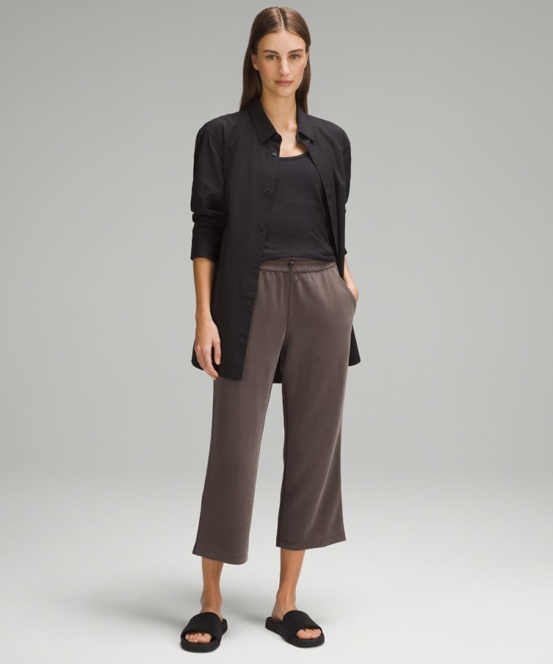 Lululemon Softstreme High-Rise Straight-Leg Cropped Pant Espresso (not available) Online Outlet Sale