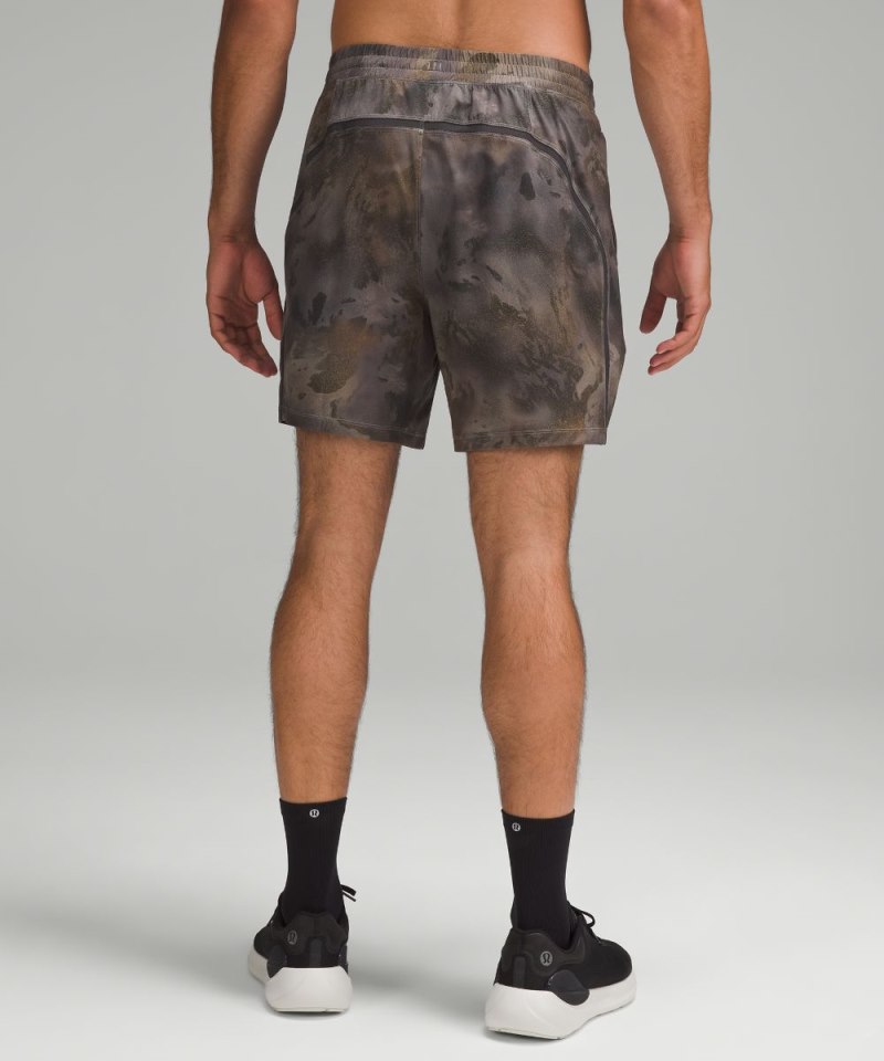 Lululemon Pace Breaker Linerless Short 7" Hazy Afterglow Black Multi Online Outlet Sale