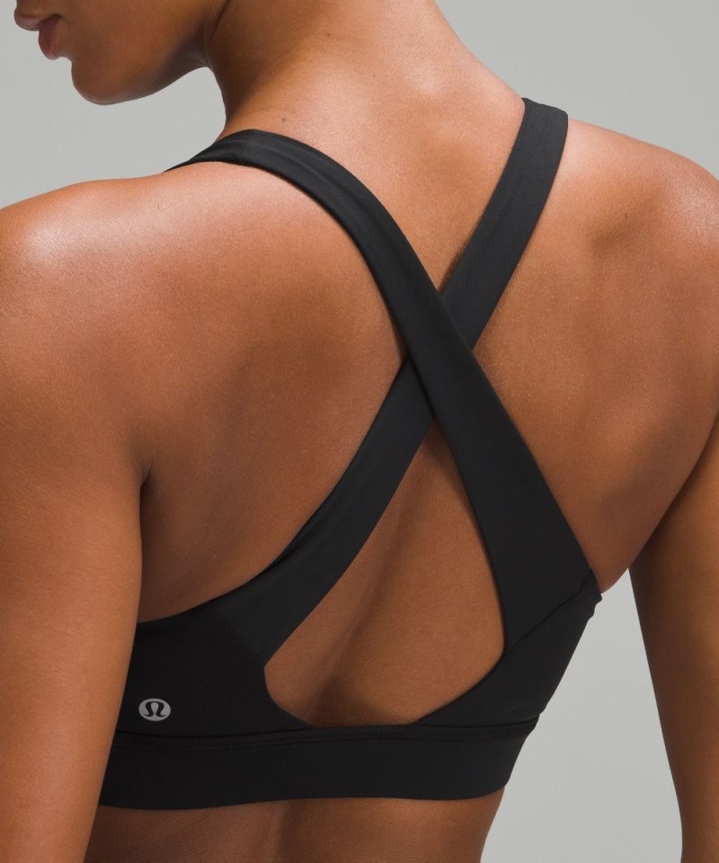 Lululemon Envital Bra *Medium Support, B / C Cup Black Online Outlet Sale