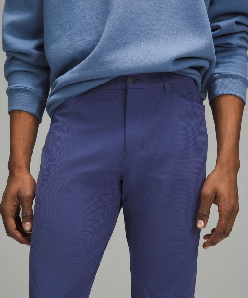 Lululemon ABC Classic-Fit 5 Pocket Pant 34" *Warpstreme Gatsby Blue Online Outlet Sale
