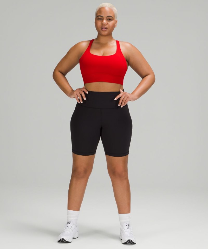 Lululemon lululemon Energy Longline Bra *Medium Support, B–D Cups Dark Red Online Outlet Sale