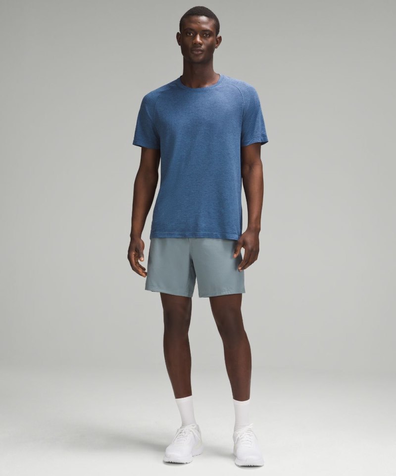 Lululemon Metal Vent Tech Short-Sleeve Shirt *Updated Fit Night Sea / Soft Denim Online Outlet Sale