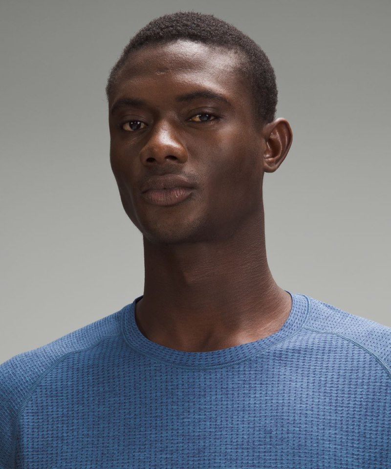 Lululemon Metal Vent Tech Short-Sleeve Shirt *Updated Fit Night Sea / Soft Denim Online Outlet Sale